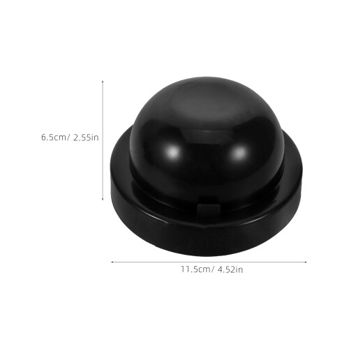 2St Universele Koplampafdekking Zwart Rubber Stofdichte 2