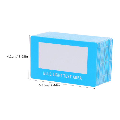 100Stk Testkarte Für Brillen Papier Multicolor Universal 1