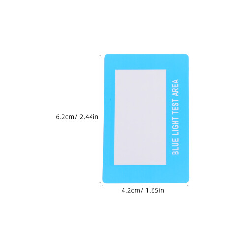 100Stk Testkarte Für Brillen Papier Multicolor Universal 2