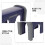 Dark Blue Plastic Model Train Tunnel for Kids Railroad Play 8