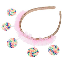 Candy Stirnband Für Frauen Kinder Mit Spitzenbesatz Für Weihnachten