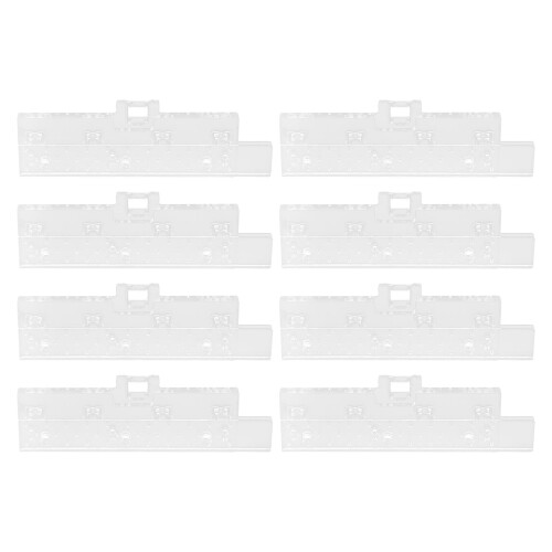 8 Paren Verticale Gordijn Reparatiepluggen - Transparante Blindfixer