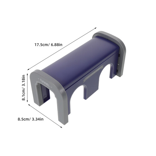 Dark Blue Plastic Model Train Tunnel for Kids Railroad Play 2