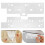 8 Paren Verticale Gordijn Reparatiepluggen - Transparante Blindfixer 11