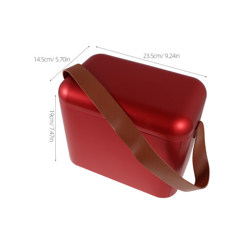 Portable Luftdichte Tee- Und Keksdose Aus Langlebigem Weißblech 2