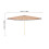 Retro Oliepapier Parasol Decor En Performance Lichtbruin 2