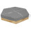 Hexagon Sandpit Waterproof Cover with Drawstring Grey UV Resistant 2