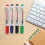 4Stk. Whiteboard Marker Mit Löschfunktion, Marker, Büro Set 4