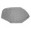 Hexagon Sandpit Waterproof Cover with Drawstring Grey UV Resistant 9