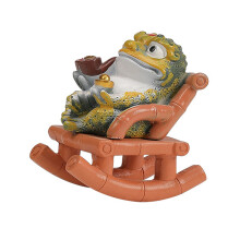 Resin Indoor Duftbrenner Mit Schaukel Frosch Design Aromadeko