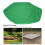 Couvercle étanche en PVC à cordon pour bac à sable hexagonal - Vert 5