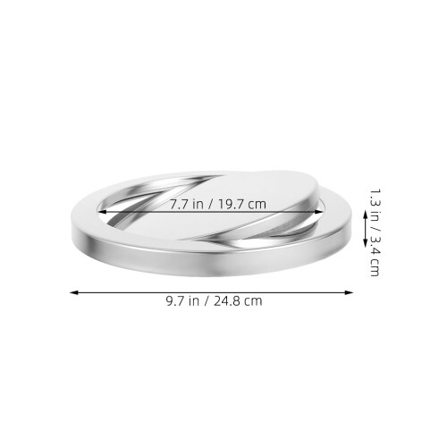 2Stk Drop-In-Arbeitsplatte-Mülldeckel: , Rund, Für 21,5~24 Cm 1