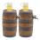 2 Sets Mini Drinkaccessoires Biervat Met En Wijnglas 9