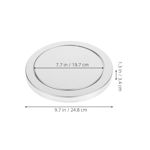 2Stk Drop-In-Arbeitsplatte-Mülldeckel: , Rund, Für 21,5~24 Cm 2