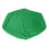 Couvercle étanche en PVC à cordon pour bac à sable hexagonal - Vert 3