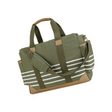 Sac à bandoulière en toile durable pour maman, poignée-Vert