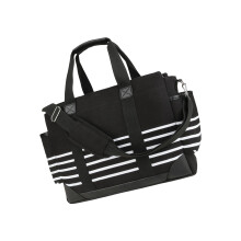 Sac de transport en toile prêt à crochet pour fixation de-Noir
