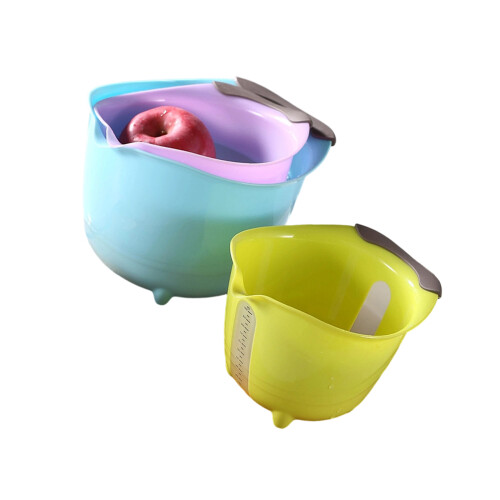 Ensemble de passoire de cuisine, lot de 3 bols empilables pour