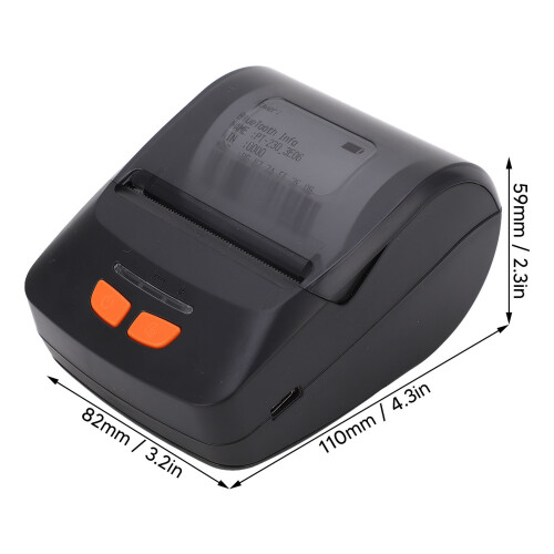 Portable Bluetooth Thermal Printer PT 230 with 48mm Black & White Output 1