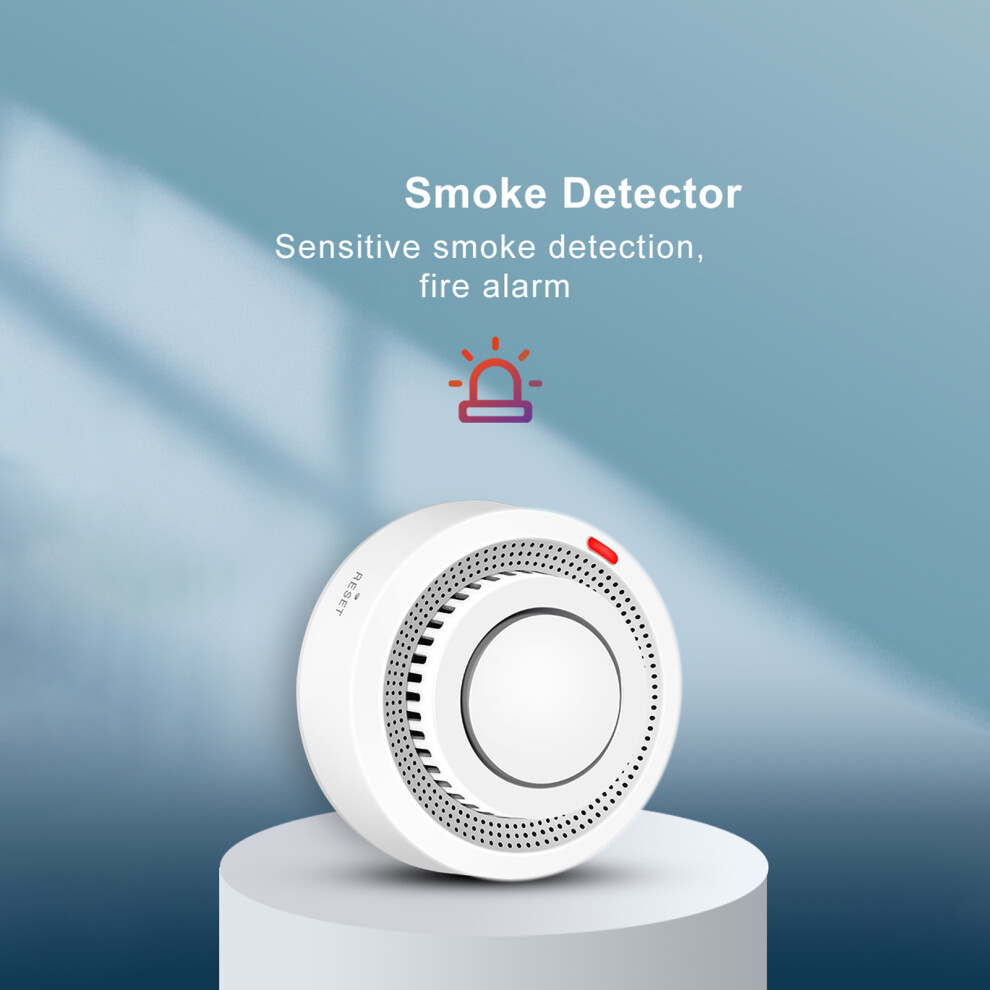 Highly Sensitive Smoke Detector With Wifi Alarm, 80X80x38mm, White 4981370160678