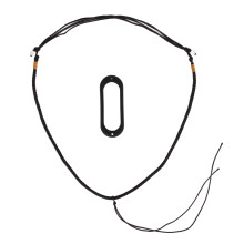 Modieus accessoire: slimme armband met lanyard, retro geweven, verstelbaar ontwerp, comfortabel siliconen design, decoratief effect, universeel te