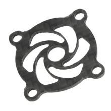 Carbonfiber 30x30mm RC-Motor-Kühlerlüfterabdeckung Schwarz für ESC & Motoren