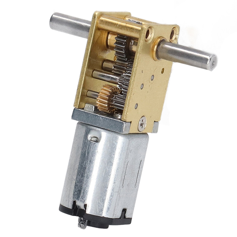 15Rpm Worm Gear Motor With Double Shaft Fixing Mount Dc3v High Torsion Brush 8421370162792