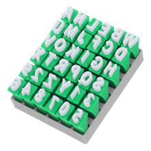 1 Set Alphabet Tonstempel: 26 Großbuchstaben & Für Polymer Ton