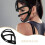 Schwarze Muay Thai Gesichtsschutzmaske ABS Kunststoff 8