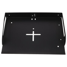 Black Metal Wall Camera Tray Holder Router Shelf Bracket for Home