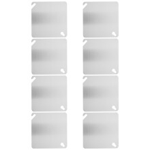 8St Metall Elektrische Dose Abdeckplatten Quadratisch Für 4X4