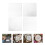 4Pièces Gabarits Quilting Transparents Pour Couture 8