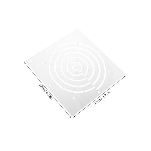 4Pièces Gabarits Quilting Transparents Pour Couture 2