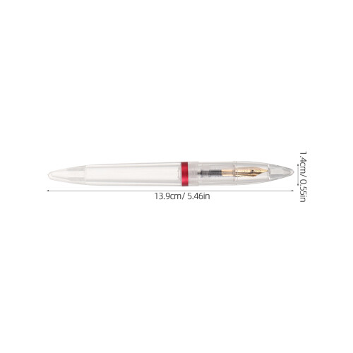Stylo-Plume Transparent Mine Fine 0,5 Mm Rechargeable 1