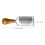 6Pcs Handheld Stainless Steel Cheese with Wooden Handle 3