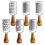 6Pcs Handheld Stainless Steel Cheese with Wooden Handle 10