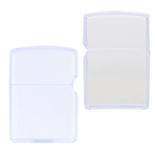2 Pièces Housse Transparente Pour Briquet Rechargeable À Couvercle Pivotant