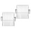 2Pcs Stainless Steel Drain Grate Filter Silver Downspout Gutter Guard 1