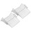 2Pcs Stainless Steel Drain Grate Filter Silver Downspout Gutter Guard 9