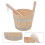 1Set Sauna Emmer En - Large Waterdichte Saunabookaarde 10