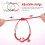 pulseira ajustável de maneki sino, 3 peças 7