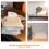 acrylic desk organizer clear envelope holder for office home 7