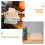 acrylic desk organizer clear envelope holder for office home 6