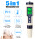 Testeur de qualité de l’eau 5 en 1 PH/EC/TDS/Salinité/Thermomètre IP67 Compact 5