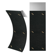 Set of 2 Portable Gutter Silencers Convenient for-3.5x11.8in