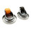 4Pieces Portable Stick Back Casters for Lightweight-Brown 5