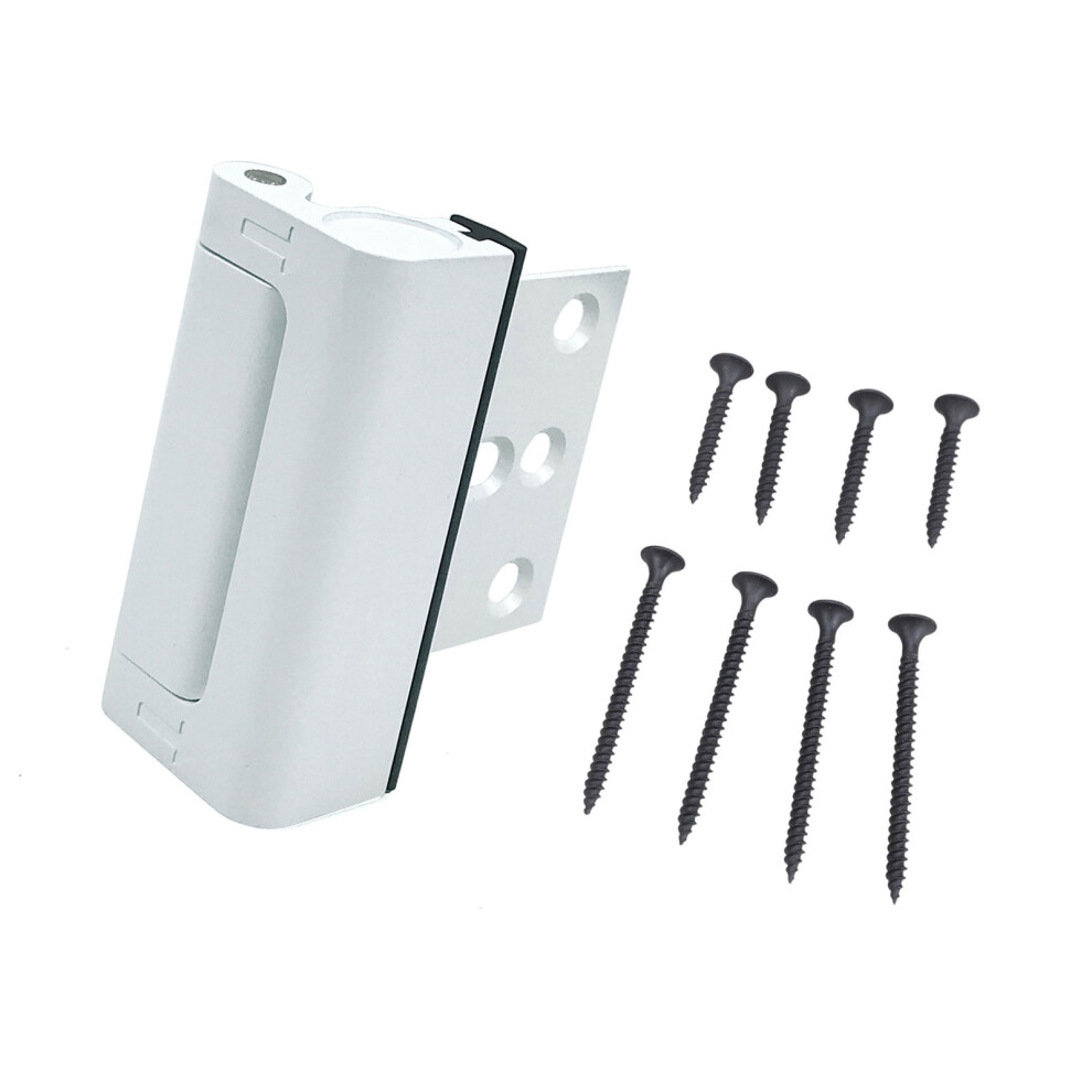 Aluminum Alloy Antitheft Door Lock Door Reinforcement-White 7732000569760
