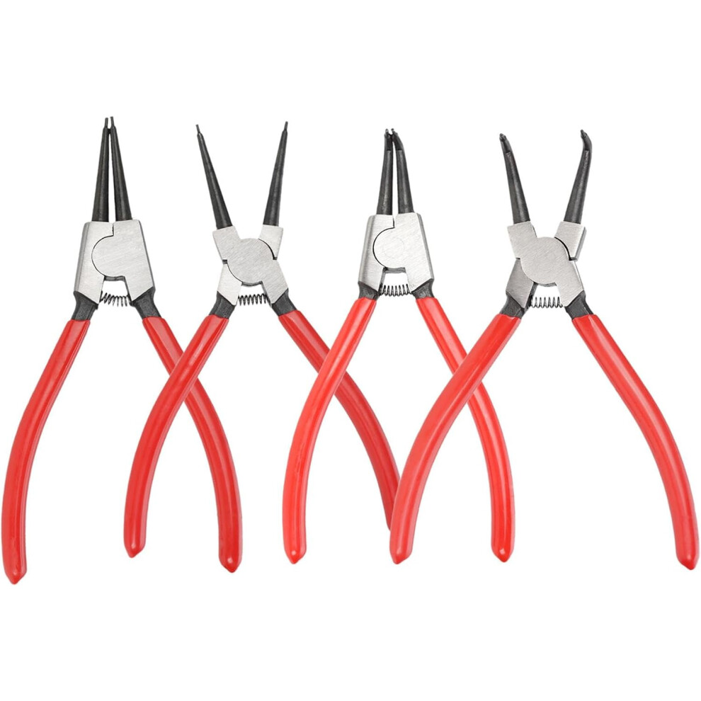 Snap Ring Pliers Set For Increased Accessibility, Ergonomic Circlip Pliers, Precision Tools With Labor-Saving Design 9128293095549