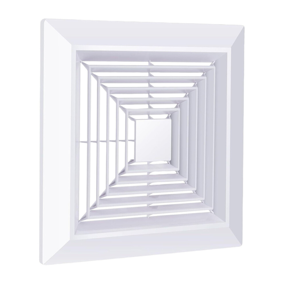 Bathroom Exhaust Fan Cover Square Ventilator Fan Cover-No. 8 7732000569142