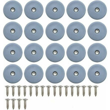 Floor Protector Furniture Sliders, Heavy Duty PTFE Material For Smooth Sliding, Easy Furniture Movement Over Hard Surfaces, Screw On Design, 20